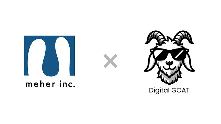 Digital GOATは株式会社meherと提携しました